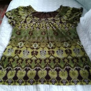 Green and brown top
